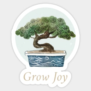 Grow Joy Gardening Sticker